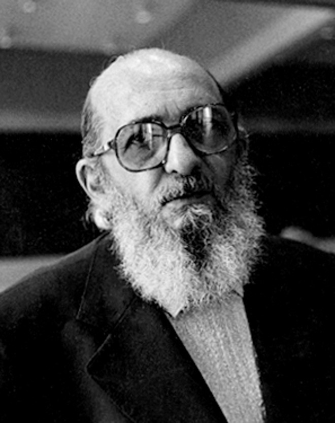 Fotografía de Paulo Freire (1977)